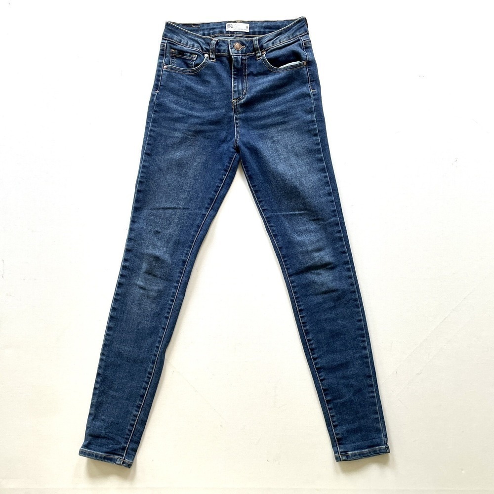 RSQ Jeans Girls 12 Blue Super High Rise Jegging Slim Fit Denim Tilly's Kids Wear